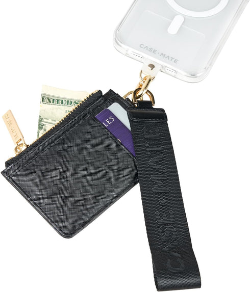 Case-Mate Phone Charm with Detachable Keychain Wallet - Anti Theft Strap for iPhone, Samsung, Google Pixel