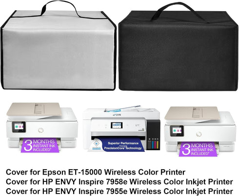7955e/7958e/for ET-15000 Mobile and Tablet Printer Cover for HP ENVY Inspire Epson Wireless All-in-One Color Inkjet