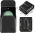 Shop Samsung Galaxy Z Flip 5/4/3 Holster Case, Leather Pouch with Belt Clip for Motorola Razr Plus - Black.