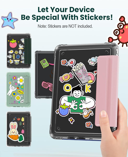 MoKo E-Reader(11th Generation-2024/2022 Detachable Magnetic Case for All-New Release),Ultra Clear Back Scratch-Proof
