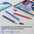 MEKO 4 Pack Stylus Pens for Touchscreens, 2-in-1 High Sensitivity & Precision Capacitive Stylus for iPad, iPhone,