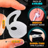 4 Pairs Silicone Ear Bud Replacement Tips - Apple Airpod Ear Hooks Earbud Tips Airpods Anti Slip Covers Earbud Replacement Tips Silicone Ear Tips - Anti-Drop Airpod Replacement Tips Airpod Ear Tips.