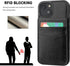 KIHUWEY 13 6.1 Inch for iPhone Case Wallet Compatible with MagSafe Wireless Charging, Credit Card Holder, RFID Flip