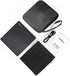 External CD DVD Drive, USB 3.0 CD Burner with 2 USB Ports and 2 TF/SD Card Slots, Optical Disk Drive for Laptop Mac, PC