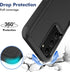 for Samsung Galaxy S23 Case, Dual Layer Heavy Duty Protective Cover with Screen Protector - Military Protection