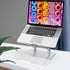 Gogoonike 10-15.6 Laptop Stand for Desk, Adjustable Laptop Riser, Metal Foldable Computer Stand Holder Portable