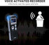HoTiyan 64GB MP3 Digital Voice Recorder Audio Recording - Audio Recorder with Playback Voice Activated Recorder