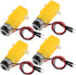 Dorhea 4PCS DC Electric Gear TT Motor DC 3V-6V Prewired Gear Motor