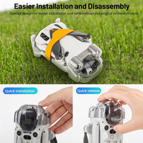 Gimbal Protector for Mini 4 Pro - Camera Lens Cover - Obstacle Sensor Avoidance Cap for DJI Mini 4 Pro Accessories