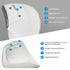 Wireless Vertical Ergonomic Mouse, Multi-Device with Bluetooth + 2.4G Connection, 4 Adjustable DPI for PC, Laptop,