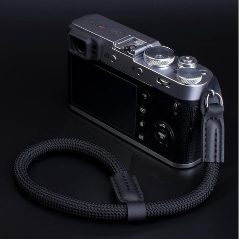 VKO Camera Wrist Strap, Rope Camera Strap for DSLR SLR Mirrorless Cameras, Hand Strap in Black