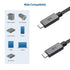 Cable Matters 10 ft Braided USB C Cable, 100W Power Delivery, Fast Charging, 480Mbps Data Transfer, Compatible with