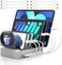 MSTJRY 90W 6-Port USB C Fast Charging Station - Multi PD Charger Station for iPhone, iPad, Tablet, Phone, Charging Dock