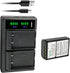 Kastar 1-Pack Battery and USB Charger - Compatible with Olympus OM System BLX-1 Lithium-Ion Battery, OM-1 Camera
