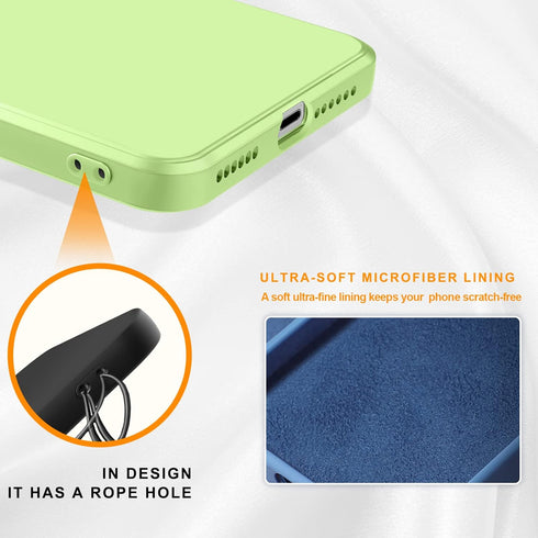 Samsung Galaxy S20 FE 5G Case, Liquid Silicone Gel Rubber Phone Case, Non-Yellowing Bumper Cover, Multi-Color (Green)