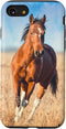 Cute Brown Horse Rider Case for iPhone SE (2020), 7, 8 - Perfect for Animal Lovers and Farm Enthusiasts!