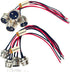 Lsgoodcare 4Pcs GX20-2Pin Male Aviation Connector Power Cable with 20Awg Cable and 4Pcs 20MM 2Pin Socket