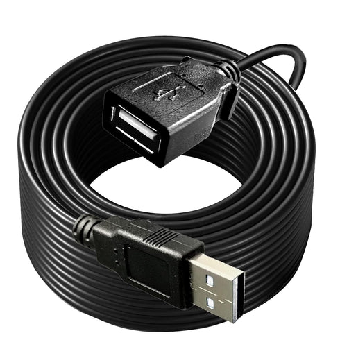 Long USB 2.0 Extension Cable 40FT,USB Male to Female Long Cable Extension Cord Data Transfer Extender USB Cable, USB Connector for USB Flash Drive/Hard Drive