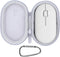 Mouse Case for Logitech Pebble 2, M350s, M350, M355, i345, POP Slim Bluetooth Wireless Mouse, Off White.