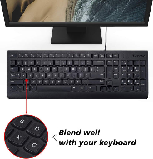 3PCS Universal English Keyboard Letter Stickers, Replacement Stickers with Black Background and White Lettering
