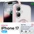 Niunisi 17 6.3-Inch 360 6.3" 2025, for iPhone Case with Magnetic Ring Stand Compatible with MagSafe Frosted Matte