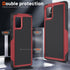 2 in 1 Military Grade Drop Protective Case for Samsung Galaxy A71 5G, Red+Black, Rugged Heavy Duty Cover