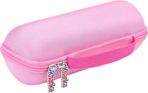 Khanka Hard Travel Case for SOWO Surgeboom 2 Outdoor Portable Bluetooth Speaker, Wireless IPX7 Waterproof - Pink