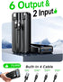 YILANS Charger,50000mAh 22.5W Pack 6 2 17/16/15/14/13/12,Android Portable Power Bank Built-in Cable, PD USB C In & Out