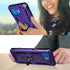 Androgate Compatible with Moto One 5G Case - Military-Grade Metal Ring Kickstand 22ft Drop Tested Shockproof Cover