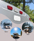 Adabuli Metal Mounting Plate for Magnetic Wireless Backup Camera, White Iron Bracket with Screw & Adhesive Installation