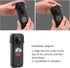 214 Lens Cap, Compact Silicone Durable Detachable Protective Cover for Insta360 ONE X2 Camera, Antislip, Dropproof,