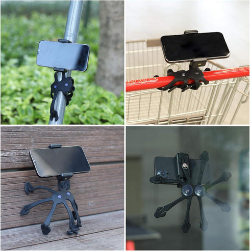 WixGear Cell Phone Octopus Tripod, Universal Smartphone Holder with 8 Legs for All Smartphones