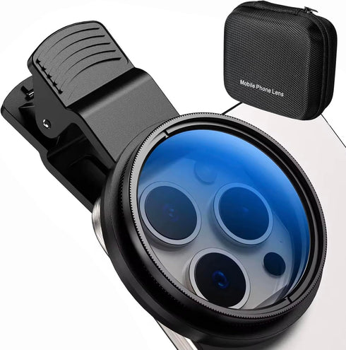 Nkmooxe 52mm CPL Filter for Phone/DSLR, HD Circular Polarizer Polarizing Filter with Universal