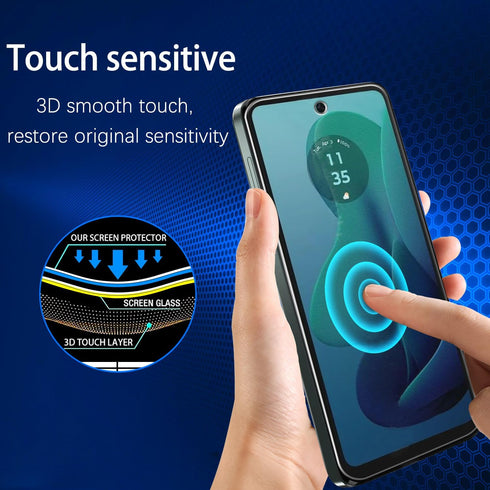 MAYtobe Tempered Glass Screen Protector for Motorola Moto G 5G (2024) - 2-Pack, Easy Install, Anti-Scratch, No Bubbles