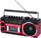 BAIJIALI Portable Cassette Player with AM/FM/SW Radio & BT, Boombox for Home and