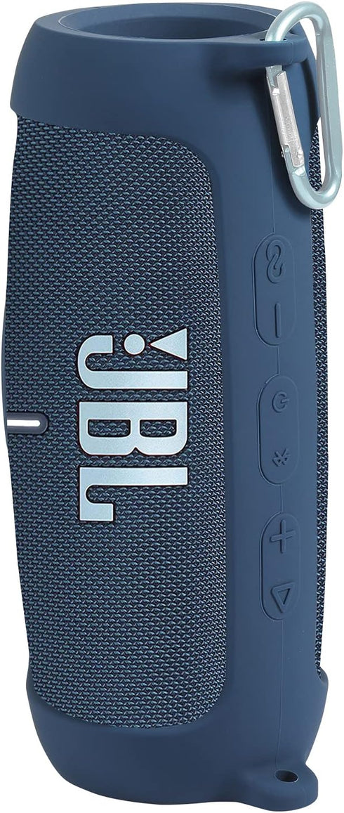 JBL Charge 5 Waterproof Bluetooth Speaker Silicone Cover Case, Portable Travel Case with Carabiner, Protective Skin