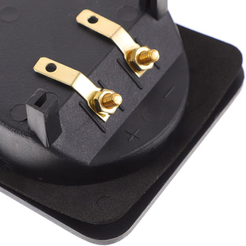 Gatuida Screw Type Binding Post 2PCS 3.1 Inch Square 2-Way Speaker Box, Subwoofer Box Speaker Terminal Plates with