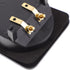 Gatuida Screw Type Binding Post 2PCS 3.1 Inch Square 2-Way Speaker Box, Subwoofer Box Speaker Terminal Plates with
