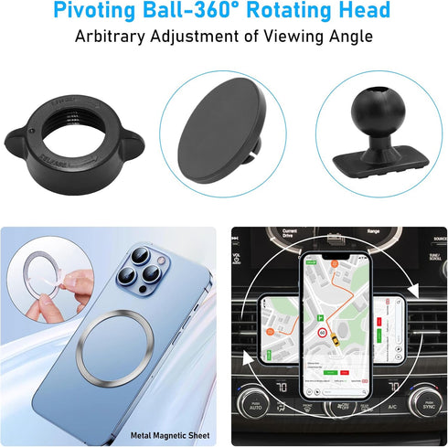 APESER 2021-2024,Cell 10.2 inch Screen,360 Magnetic Phone Holder Mount Compatible with Chevy Suburban Tahoe/GMC Yukon