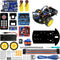 LAFVIN Smart Robot Car 2WD Chassis Kit with Ultrasonic Module R3 Board,Remote