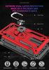 Cellular Phone Case for LG Aristo 2, 3 - Military Grade Shockproof Protective Case with 360 Metal Rotating Ring