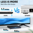 MAITE 0.6 Inch Ultra Slim DVD Player, Thin HDMI AV DVD Players for TV, Design with Region Free & Colourful HD Pixels