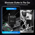 Retractable Car Charger, 66W 4 in 1 Super Fast Charge Adapter, 31.5 inch Cables, 2 USB Ports for iPhone 15/14/13