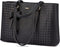 LOVEVOOK Laptop Tote Bag for Women 15.6 Inch Waterproof PU Leather Computer Bags