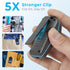 QUEENLINK 10H IPX7 5.3, Wearable Bluetooth Speaker, Working Time Clip On Portable Mini Personal Speaker, Waterproof