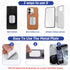SULIKJHUI 30 Pack 2.56x1.77 Inch (0.02 Adhesive Metal Plate for Magnets, Metal Strips for Magnetic Mount, Steel Sheets