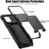 Nvollnoe iPhone 12/12 Pro Case with Card Holder - Dual Layer Heavy Duty Shockproof Wallet Case with Hidden Card Slot