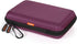 GLCON Hard Storage Case for Electronics Organizer, Deep Purple Tech Pouch for Hard Drive, Charger, Portable