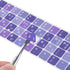 2Pack Korean Keyboard Stickers, Korean-English Keyboard Sticker on Purple Background with White