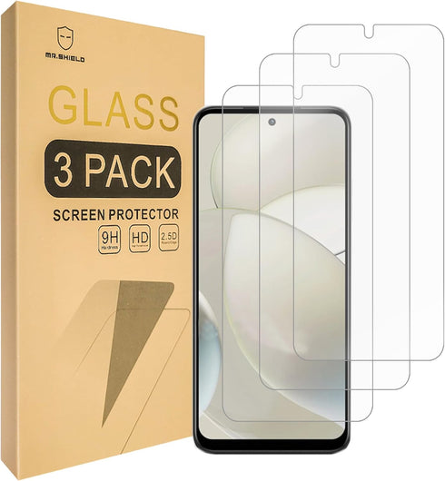 Mr.Shield Screen Protector for Motorola Moto G Power 5G (2024), Tempered Glass, 3-Pack, Japan Glass